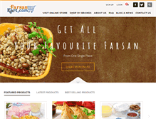 Tablet Screenshot of farsankart.com